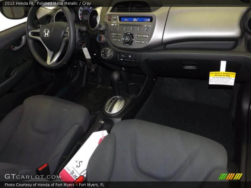 Polished Metal Metallic / Gray 2013 Honda Fit