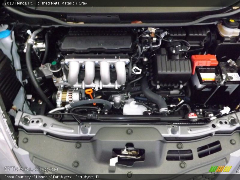 Polished Metal Metallic / Gray 2013 Honda Fit
