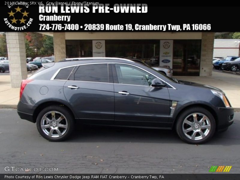 Gray Flannel / Ebony/Titanium 2010 Cadillac SRX V6