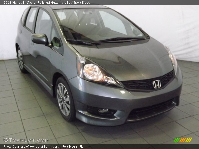 Polished Metal Metallic / Sport Black 2013 Honda Fit Sport