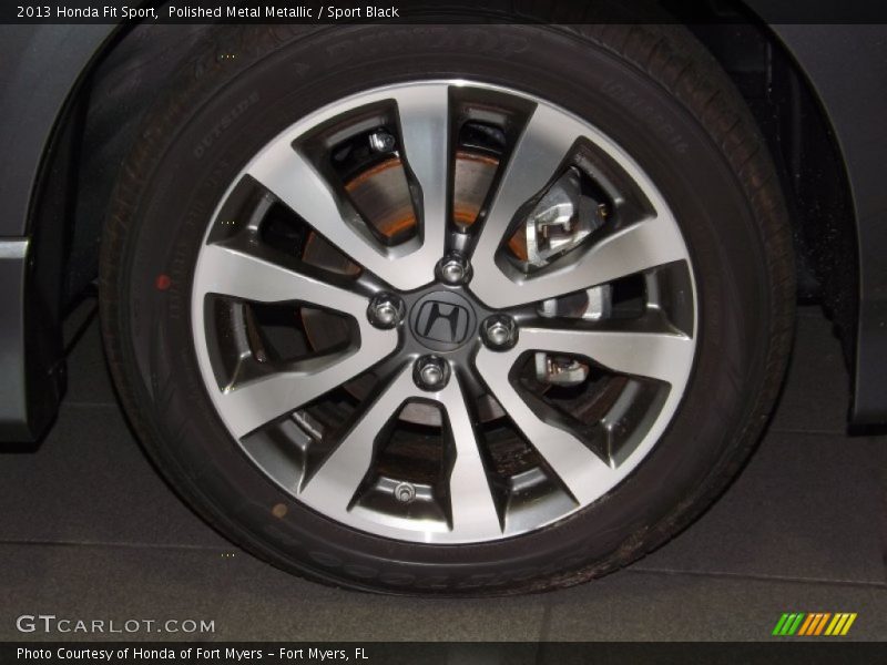 Polished Metal Metallic / Sport Black 2013 Honda Fit Sport