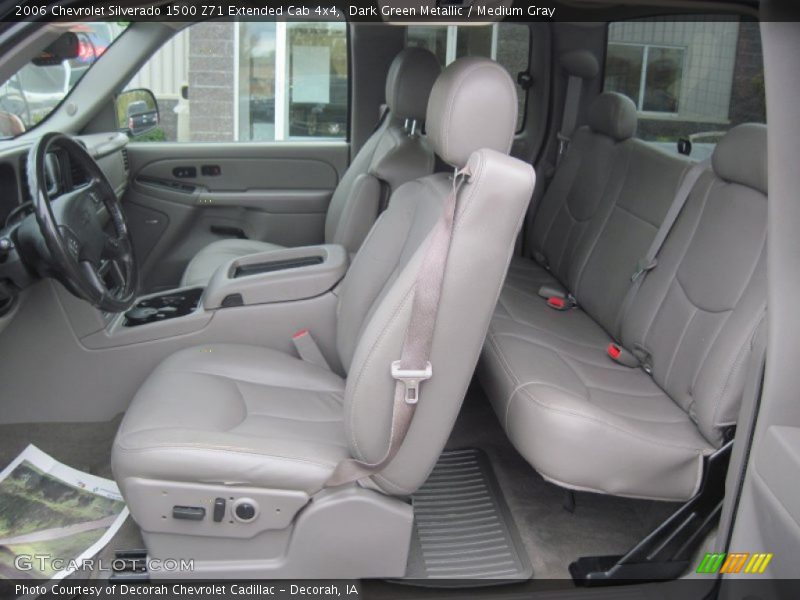Dark Green Metallic / Medium Gray 2006 Chevrolet Silverado 1500 Z71 Extended Cab 4x4