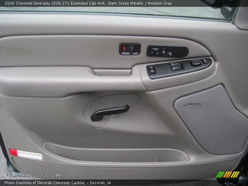 Dark Green Metallic / Medium Gray 2006 Chevrolet Silverado 1500 Z71 Extended Cab 4x4