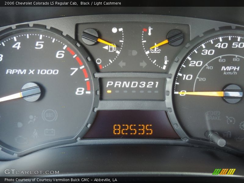 Black / Light Cashmere 2006 Chevrolet Colorado LS Regular Cab