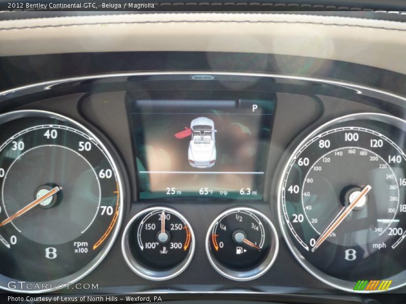  2012 Continental GTC   Gauges
