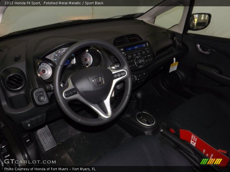 Polished Metal Metallic / Sport Black 2013 Honda Fit Sport