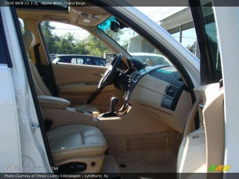 Alpine White / Sand Beige 2006 BMW X3 3.0i