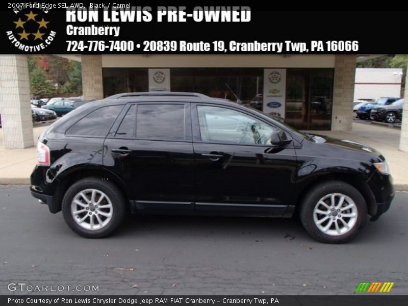 Black / Camel 2007 Ford Edge SEL AWD