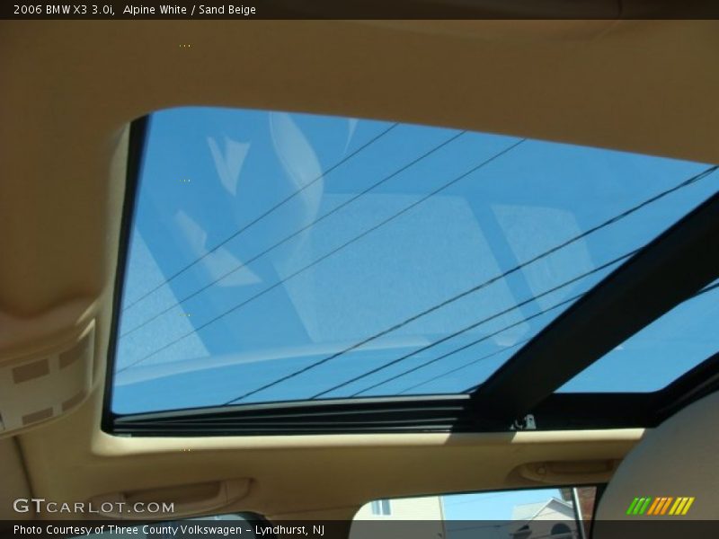 Alpine White / Sand Beige 2006 BMW X3 3.0i