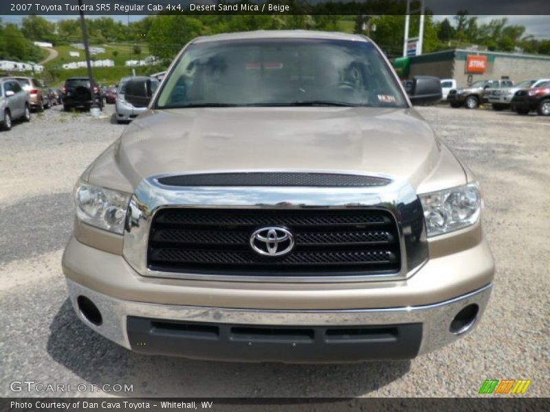 Desert Sand Mica / Beige 2007 Toyota Tundra SR5 Regular Cab 4x4