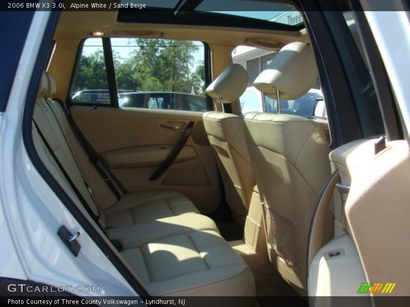 Alpine White / Sand Beige 2006 BMW X3 3.0i