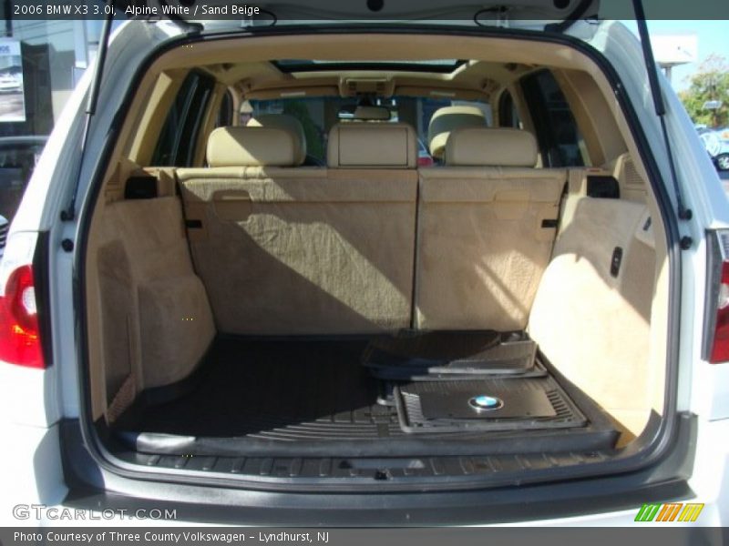 Alpine White / Sand Beige 2006 BMW X3 3.0i