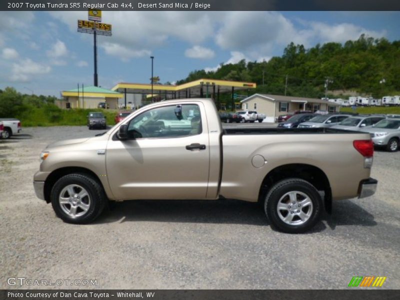 Desert Sand Mica / Beige 2007 Toyota Tundra SR5 Regular Cab 4x4