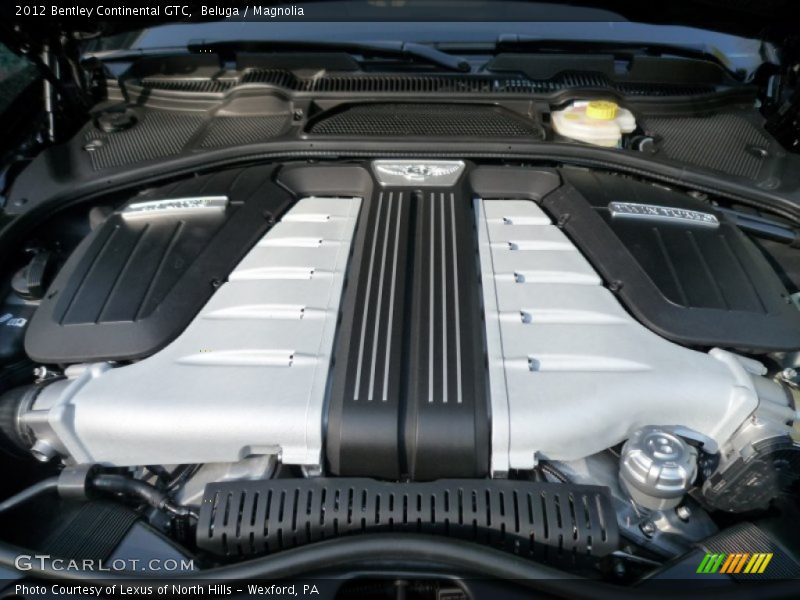  2012 Continental GTC  Engine - 6.0 Liter Twin-Turbocharged DOHC 48-Valve VVT W12