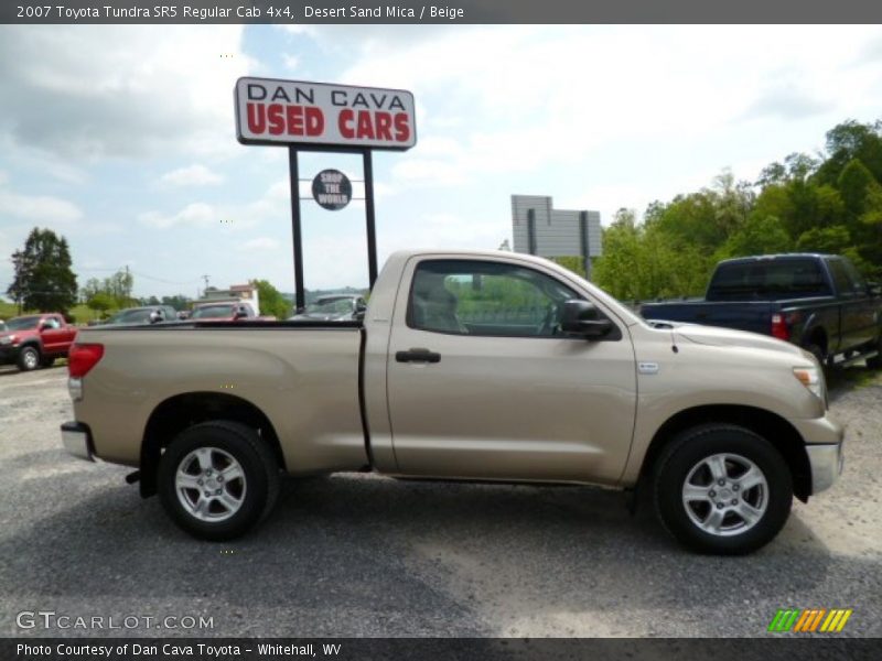 Desert Sand Mica / Beige 2007 Toyota Tundra SR5 Regular Cab 4x4
