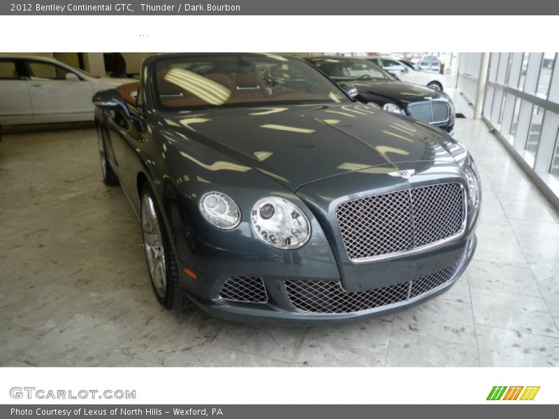 Thunder / Dark Bourbon 2012 Bentley Continental GTC