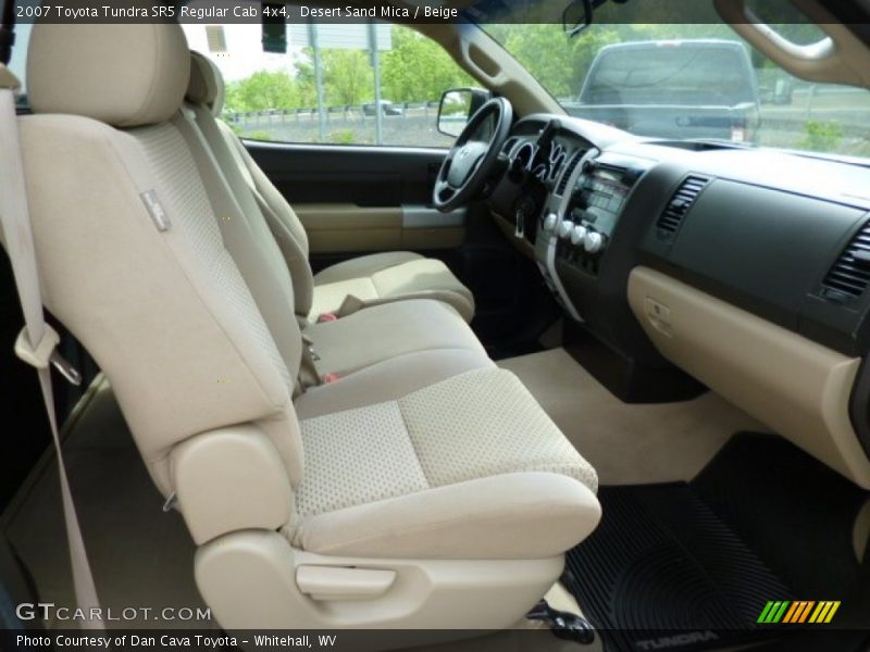  2007 Tundra SR5 Regular Cab 4x4 Beige Interior