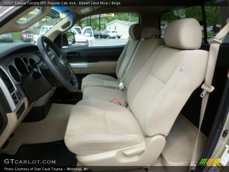  2007 Tundra SR5 Regular Cab 4x4 Beige Interior