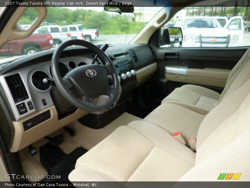 Beige Interior - 2007 Tundra SR5 Regular Cab 4x4 