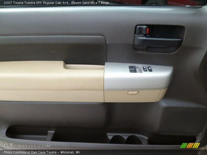 Desert Sand Mica / Beige 2007 Toyota Tundra SR5 Regular Cab 4x4