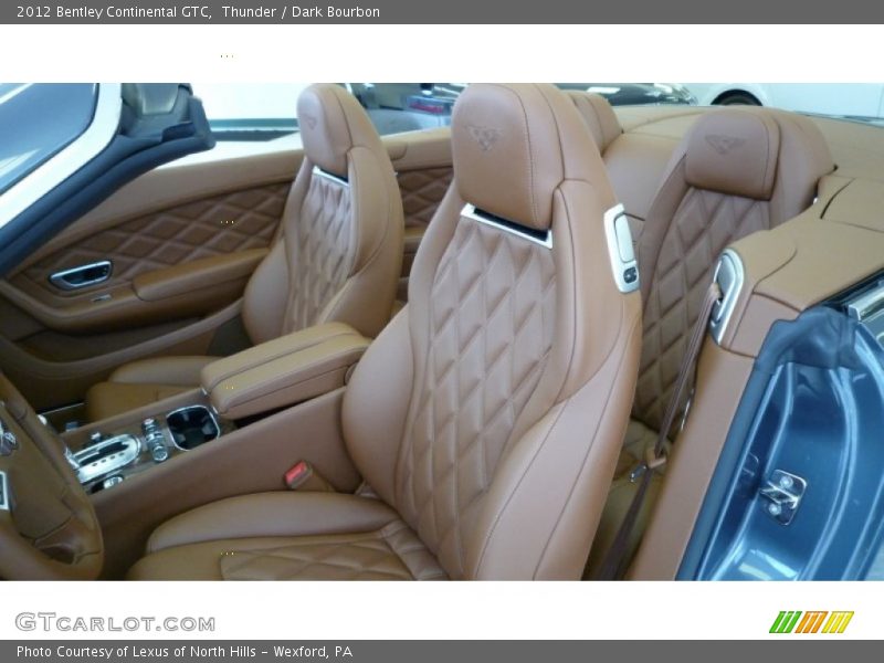 Front Seat of 2012 Continental GTC 