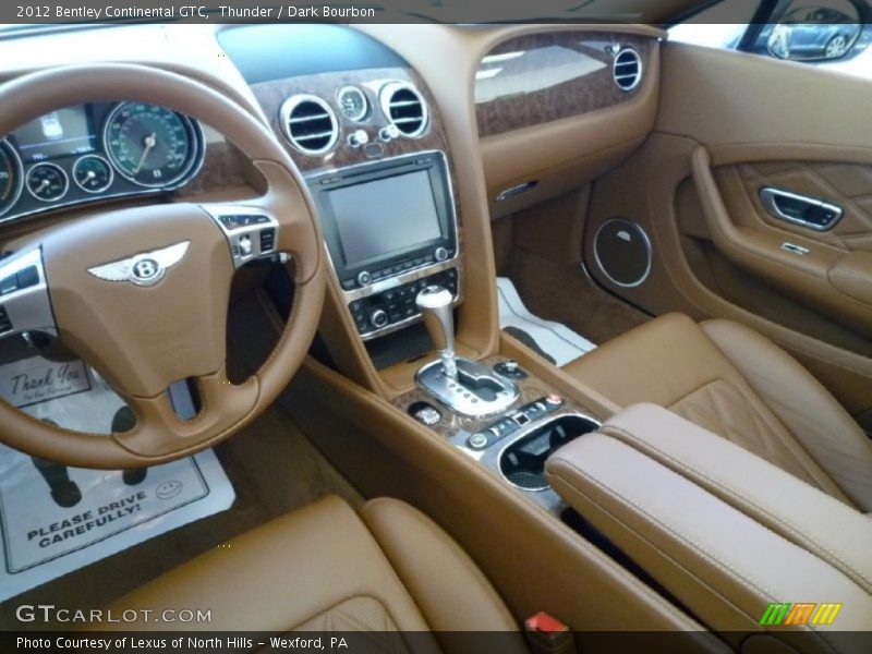  2012 Continental GTC  Dark Bourbon Interior