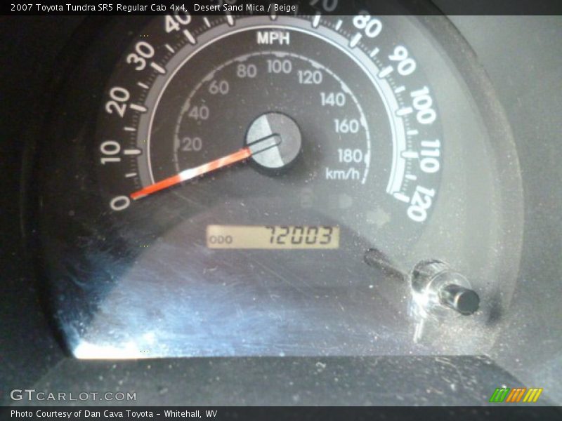 Desert Sand Mica / Beige 2007 Toyota Tundra SR5 Regular Cab 4x4