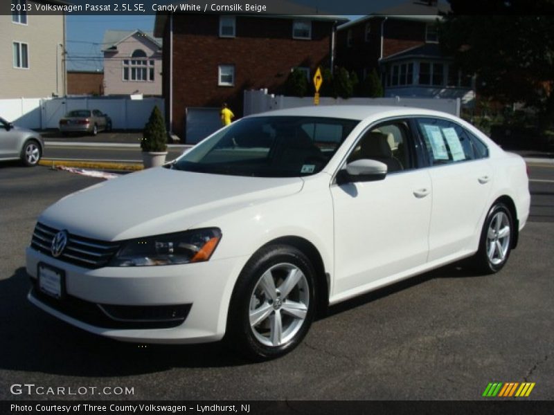 Candy White / Cornsilk Beige 2013 Volkswagen Passat 2.5L SE