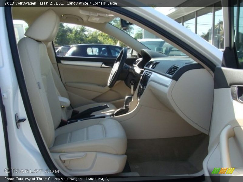 Candy White / Cornsilk Beige 2013 Volkswagen Passat 2.5L SE