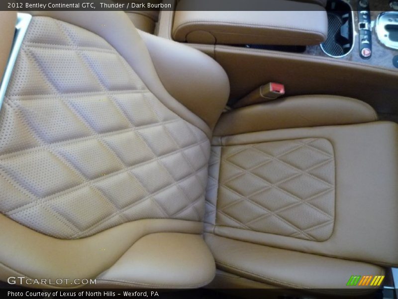 Front Seat of 2012 Continental GTC 