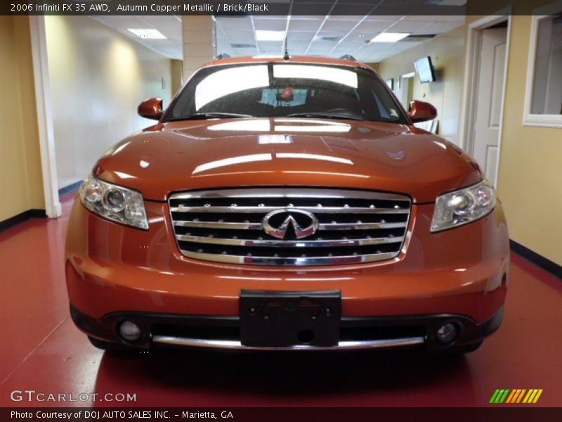 Autumn Copper Metallic / Brick/Black 2006 Infiniti FX 35 AWD