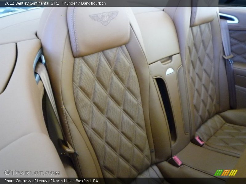 Rear Seat of 2012 Continental GTC 
