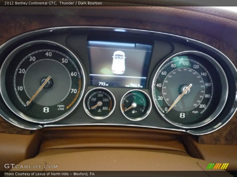  2012 Continental GTC   Gauges