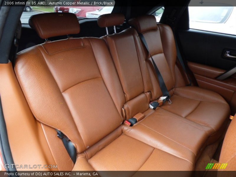 Rear Seat of 2006 FX 35 AWD