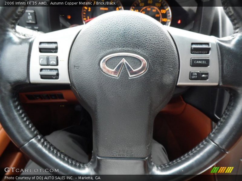 Autumn Copper Metallic / Brick/Black 2006 Infiniti FX 35 AWD