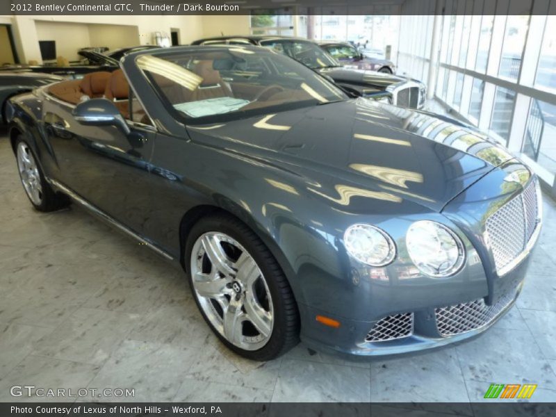 Front 3/4 View of 2012 Continental GTC 