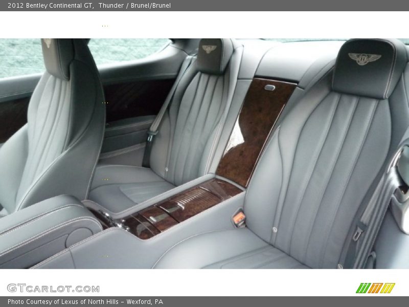 Rear Seat of 2012 Continental GT 