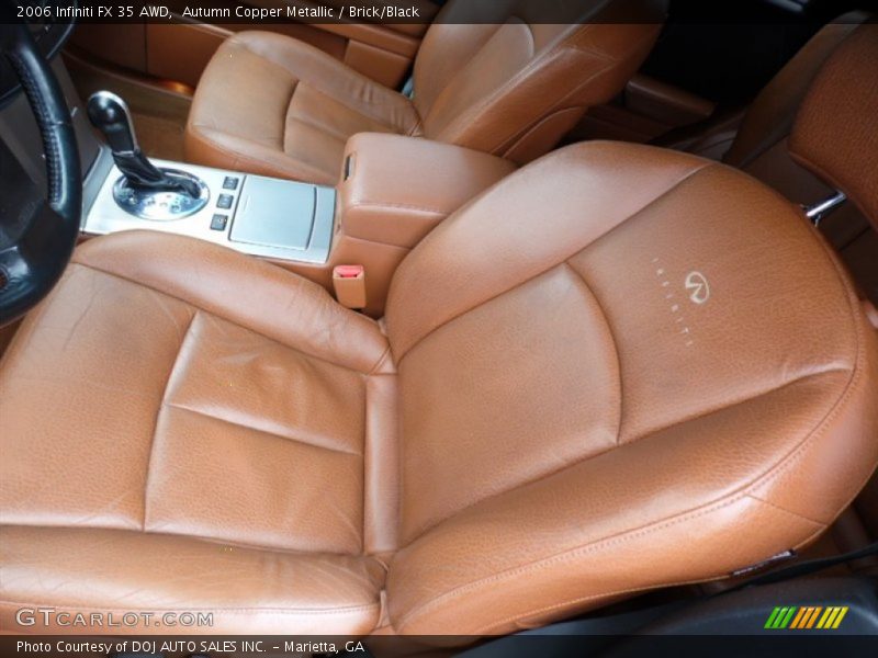 Autumn Copper Metallic / Brick/Black 2006 Infiniti FX 35 AWD