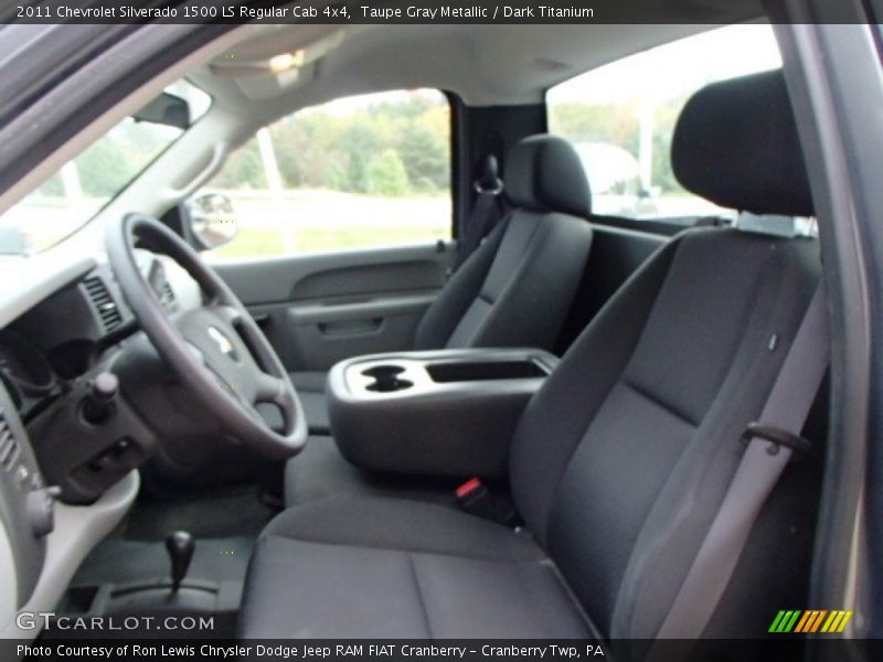 Taupe Gray Metallic / Dark Titanium 2011 Chevrolet Silverado 1500 LS Regular Cab 4x4