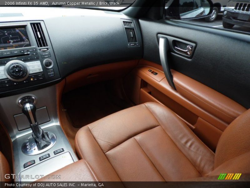 Autumn Copper Metallic / Brick/Black 2006 Infiniti FX 35 AWD