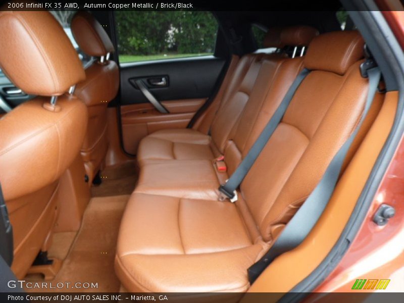 Rear Seat of 2006 FX 35 AWD