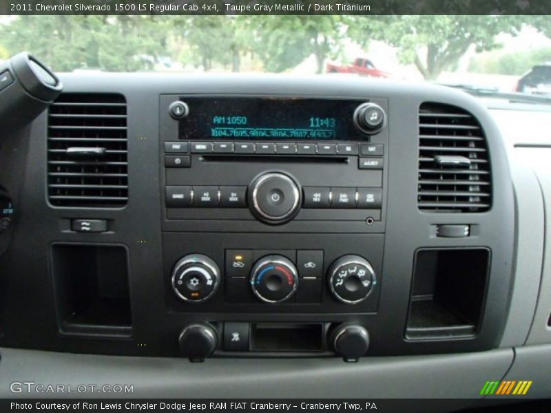 Taupe Gray Metallic / Dark Titanium 2011 Chevrolet Silverado 1500 LS Regular Cab 4x4