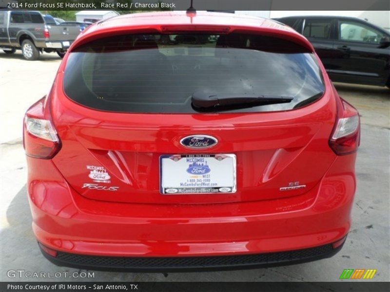 Race Red / Charcoal Black 2014 Ford Focus SE Hatchback