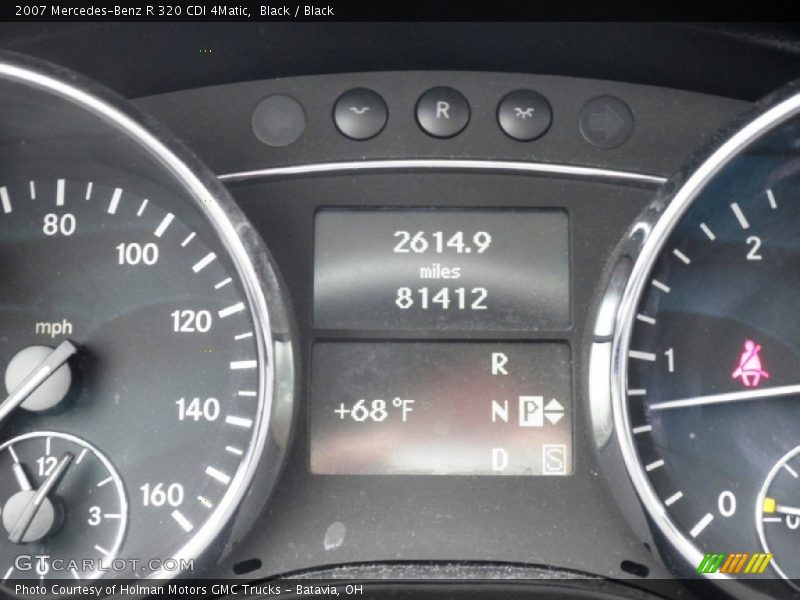 Black / Black 2007 Mercedes-Benz R 320 CDI 4Matic