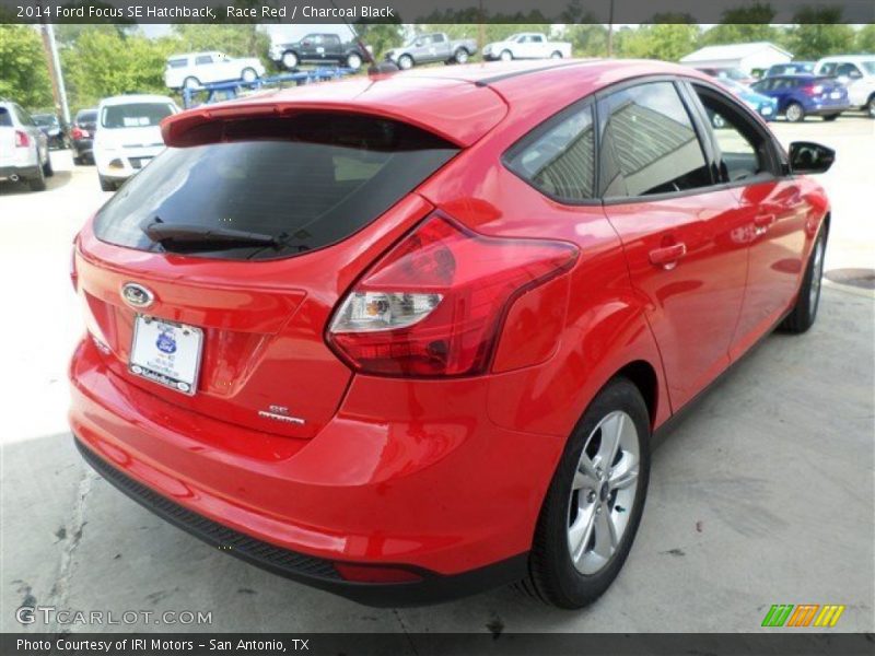 Race Red / Charcoal Black 2014 Ford Focus SE Hatchback