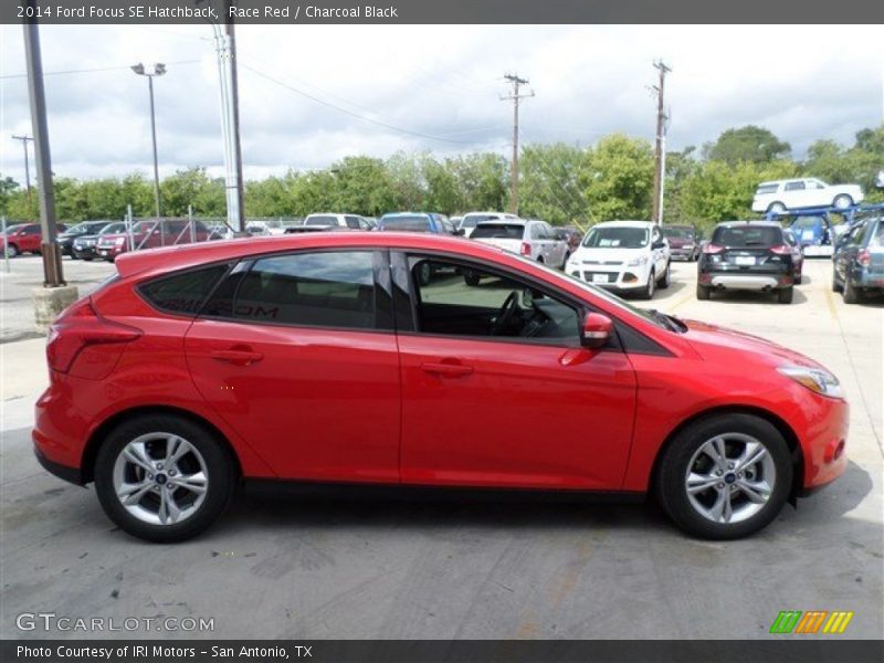 Race Red / Charcoal Black 2014 Ford Focus SE Hatchback