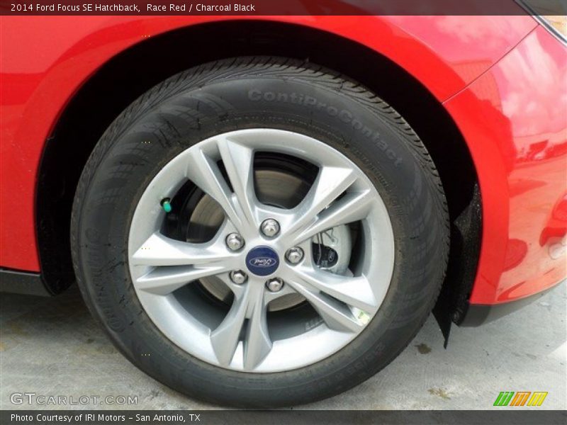 Race Red / Charcoal Black 2014 Ford Focus SE Hatchback