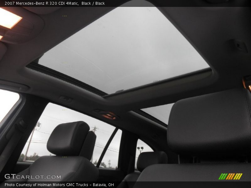 Black / Black 2007 Mercedes-Benz R 320 CDI 4Matic