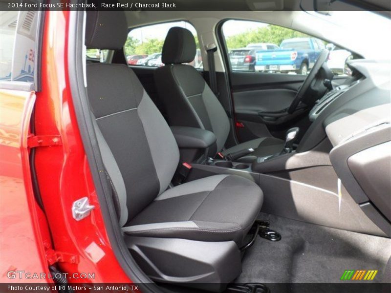 Race Red / Charcoal Black 2014 Ford Focus SE Hatchback