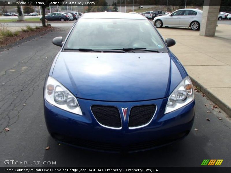 Electric Blue Metallic / Ebony 2006 Pontiac G6 Sedan